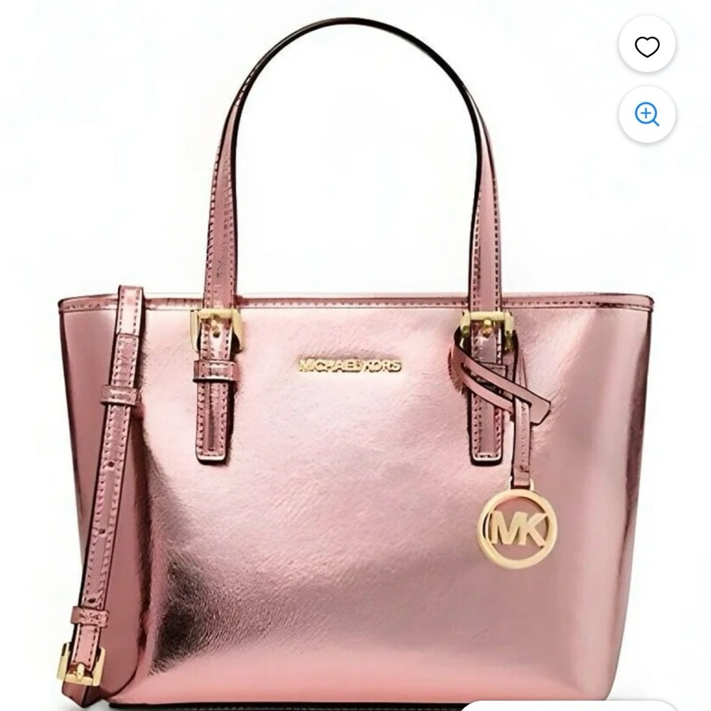 Michael Kors Shiny Copper Tote Bag - Picture 2 of 9
